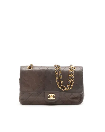 Chanel Classic Medium Double Flap Bag In Black