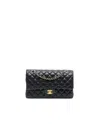 Chanel Classic Medium Double Flap Bag In Black