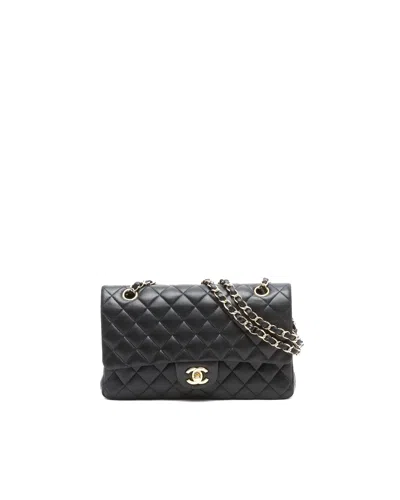 Chanel Classic Medium Double Flap Bag In Black