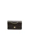 Chanel Classic Medium Double Flap Bag In Black