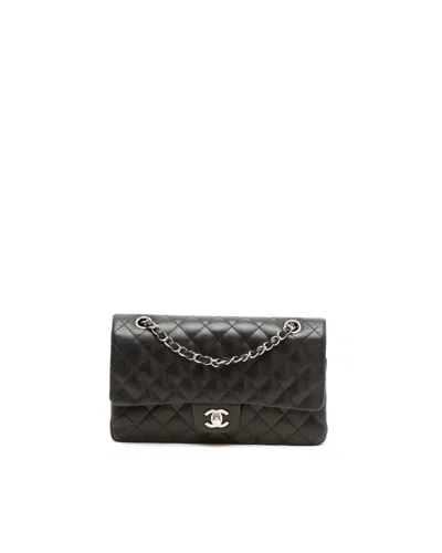Chanel Classic Medium Double Flap Bag In Black