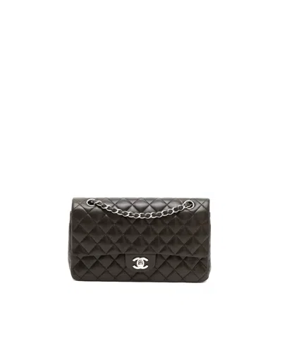 Chanel Classic Medium Double Flap Bag In Black