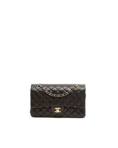 Chanel Classic Medium Double Flap Bag In Black