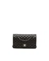 Chanel Classic Medium Double Flap Bag In Black
