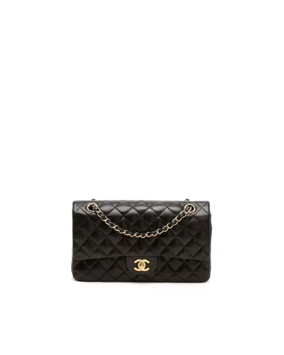 Chanel Classic Medium Double Flap Bag In Black