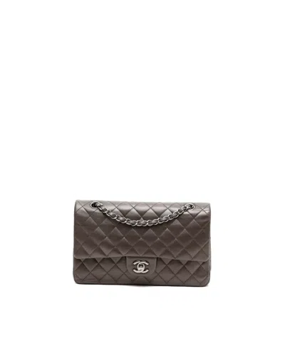 Chanel Classic Medium Double Flap Bag In Brown
