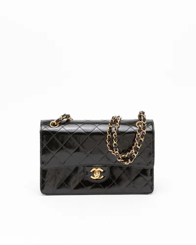 Pre-owned Chanel Classic Medium Single Flap Bag In Black