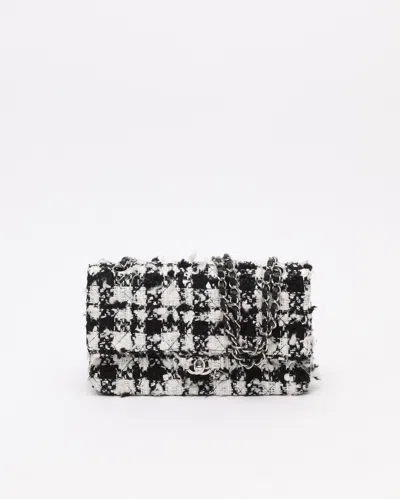 Pre-owned Chanel Classic Medium Tweed Flap Bag