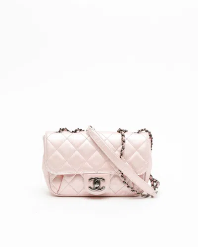 Pre-owned Chanel Classic Mini Iridescent Single Flap Bag