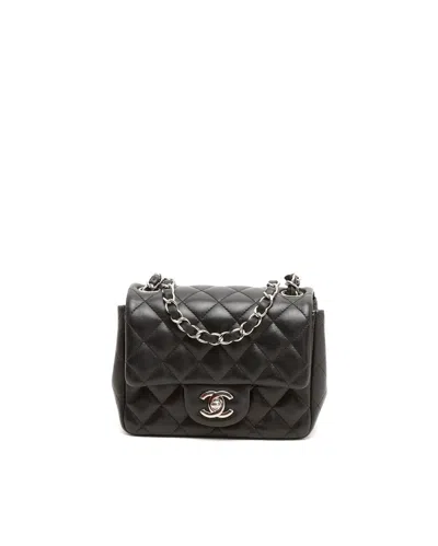 Chanel Classic Mini Single Flap Bag In Black
