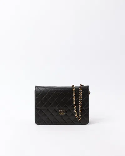 Pre-owned Chanel Classic Single Flap Bag In Black