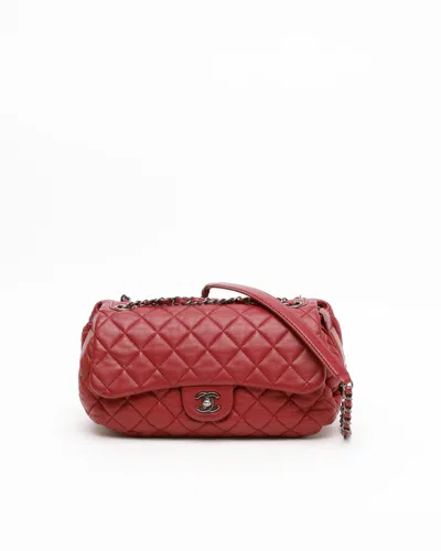 Pre-owned Chanel Classic Single Flap Bag In Red