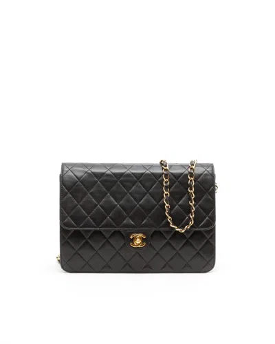 Pre-owned Chanel Classic Single Flap Bag In Black
