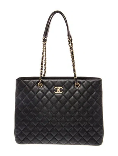 Pre-owned Chanel Classic Timeless Tote In Black
