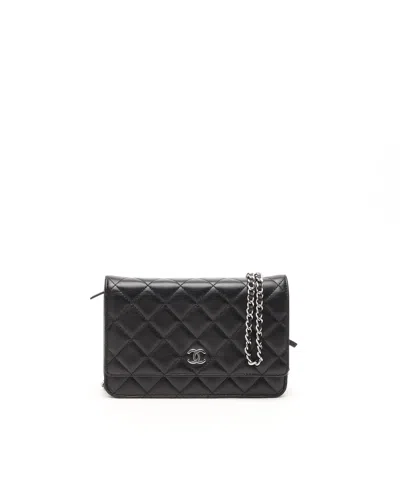 Pre-owned Chanel Classic Wallet On Chain Bag