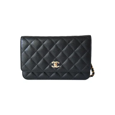 Chanel Classic Wallet On Chain Black