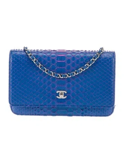 Pre-owned Chanel Classic Wallet On Chain In Multi