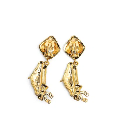 Pre-owned Chanel Clip Earrings () In Gold