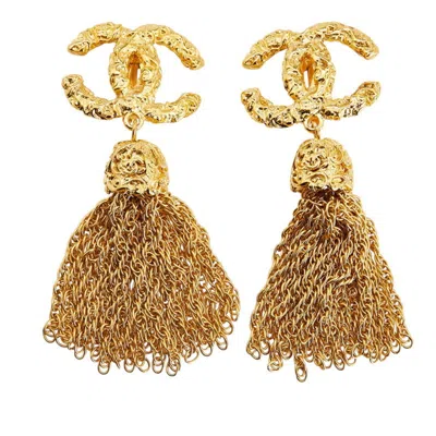 Pre-owned Chanel Clip Earrings () In Gold