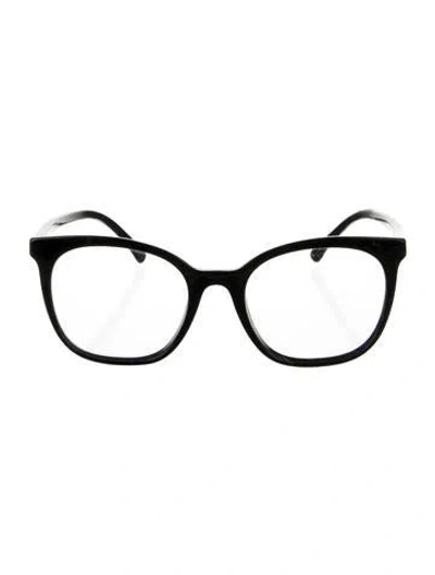 Pre-owned Chanel Clip-on Sunglasses Set Interlocking Cc Logo Sunglasses In Black