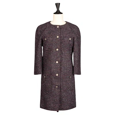 Pre-owned Chanel Coat By Karl Lagerfeld Circa 2014 In Black