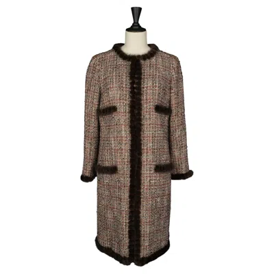 Pre-owned Chanel Coat By Karl Lagerfeld Winter 2003 In Black