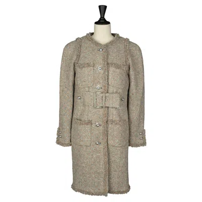 Pre-owned Chanel Coat By Karl Lagerfeld Winter 2017 In Brown
