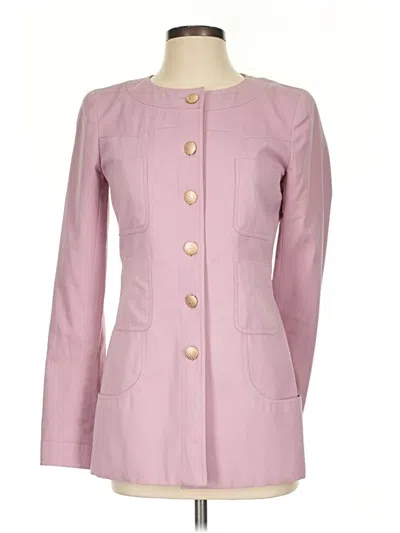 Pre-owned Chanel Coat In Pink