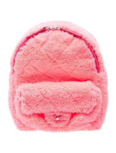 Pre-owned Chanel Coco Beach Backpack In Pink