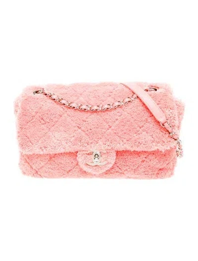 Pre-owned Chanel Coco Beach Flap Bag In Pink