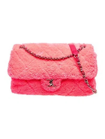 Pre-owned Chanel Coco Beach Flap Bag In Pink