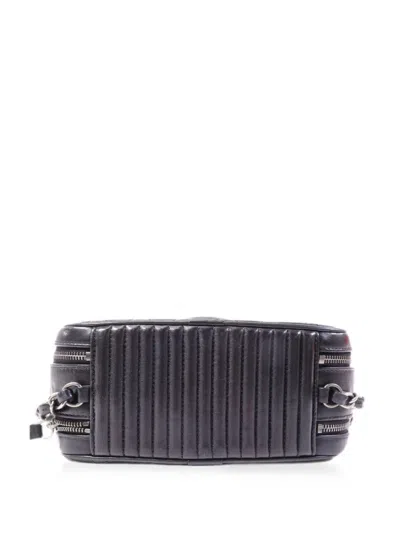 Pre-owned Chanel Coco Boy Camera Shoulder Bag In Black