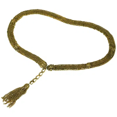 Pre-owned Chanel Coco  Haute Couture Lion Belt Maison Goossens In Brown