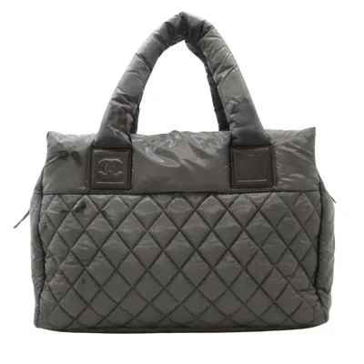 Pre-owned Chanel Coco Cocoon Grey Synthetic Tote Bag ()