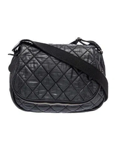 Pre-owned Chanel Coco Cocoon Messenger Bag In Black