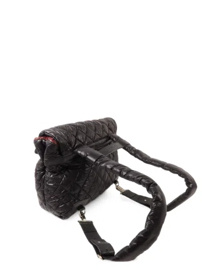 Pre-owned Chanel Coco Cocoon Quilted Backpack In Black