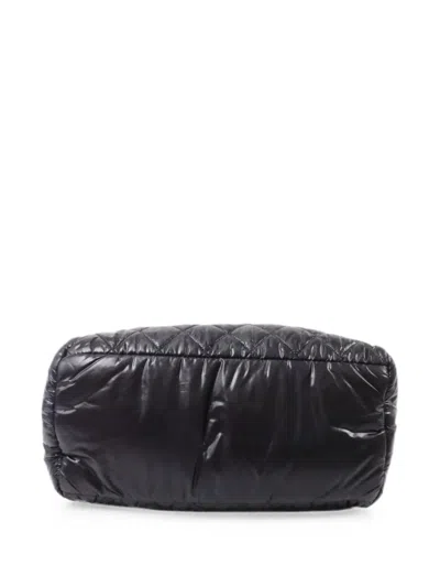 Pre-owned Chanel Coco Cocoon Quilted Tote Bag In Black