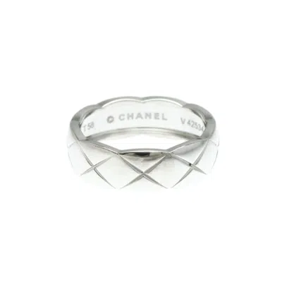 Pre-owned Chanel Coco Crush Gold Ring Jewelry () In Silver