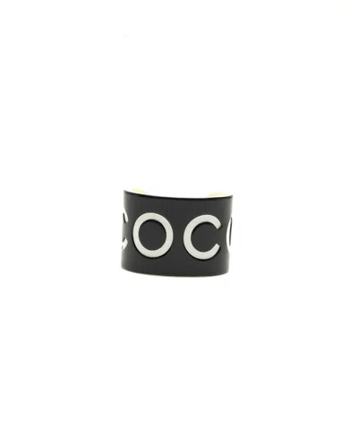 Pre-owned Chanel Coco Mark Bangle Bracelet In Multi
