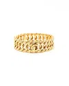 Chanel Coco Mark Bangle In Gold
