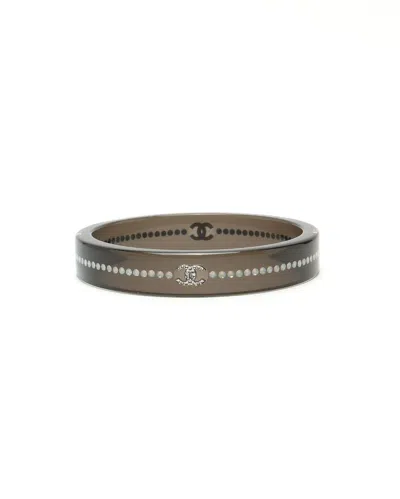 Chanel Coco Mark Bracelet In Brown