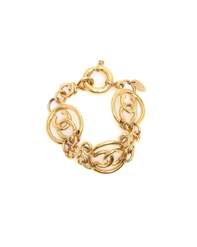 Chanel Coco Mark Bracelet In Gold
