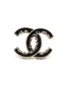 Chanel Coco Mark Brooch In Black