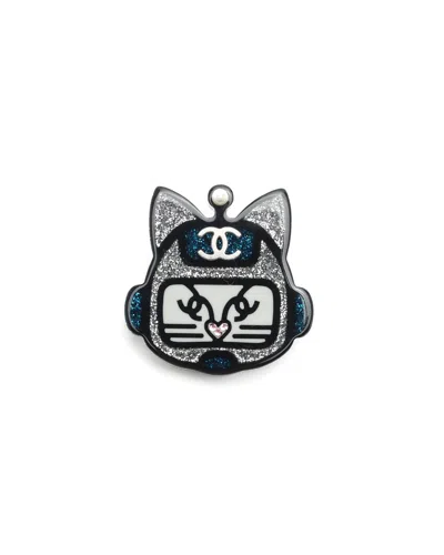 Chanel Coco Mark Brooch In Multi