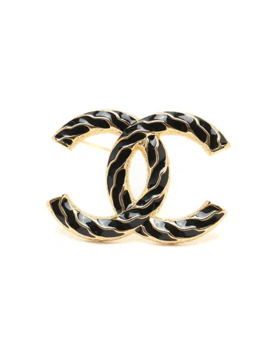 Chanel Coco Mark Brooch In Multicolour