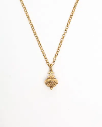 Pre-owned Chanel Coco Mark Chain Necklace