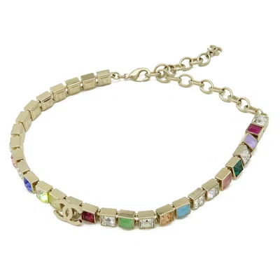 Pre-owned Chanel Coco Mark Choker Necklace In Multi