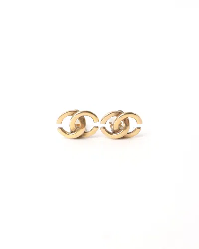 Pre-owned Chanel Coco Mark Clip-on Earrings