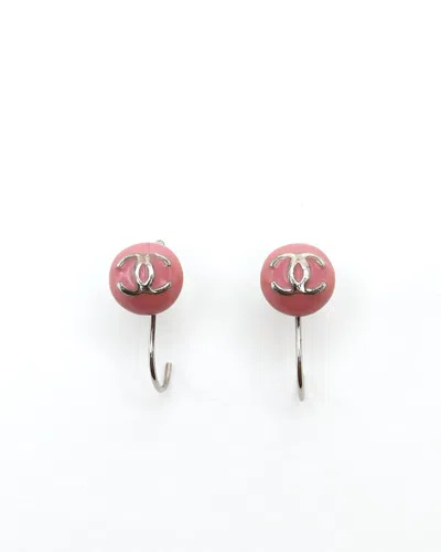 Pre-owned Chanel Coco Mark Earrings