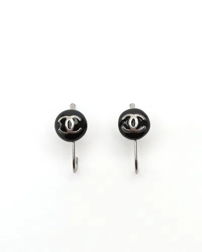 Pre-owned Chanel Coco Mark Earrings